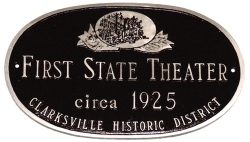 Custom Historical Montague Address Plaque